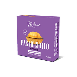 Pasticciotto crema senza glutine e senza lattosio 60g - 4pz
